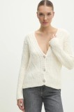 Answear Lab cardigan femei, culoarea bej