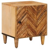vidaXL Noptieră Maro 40 x 33,5 x 46 cm Lemn de mango solid 4018912