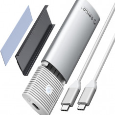 Adaptor pentru carcasă SSD ORICO M.2 NVMe & SATA fără instrumente, USB C 3.2 Gen