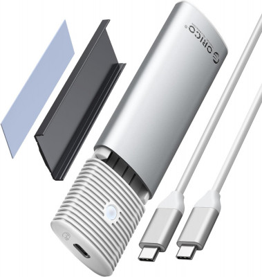 Adaptor pentru carcasă SSD ORICO M.2 NVMe &amp;amp; SATA fără instrumente, USB C 3.2 Gen foto