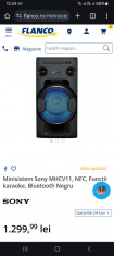 Sistem audio Sony MHCV11, Bluetooth, foto