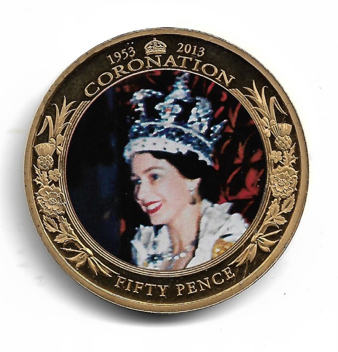 JERSEY - 2013 CORONATION 2 - Moneda Comemorativa