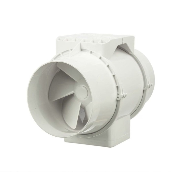 Ventilator Vents In-Line 96mm: 187 m3/h, ABS, IP24
