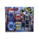 Ceas electronic cu masini si figurina - Batman