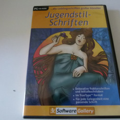 Jugendstil schriften cd-rom