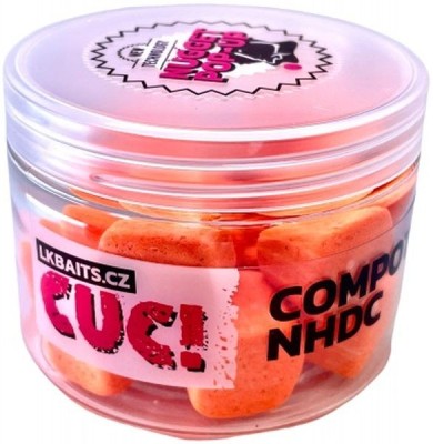 Pop-up LK BAITS CUC! Patratica Fluoro, Compot NHDC, 17mm, 150ml foto