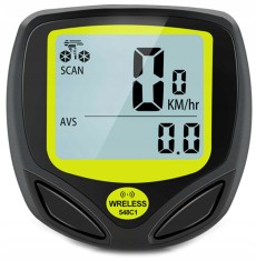 Ciclocomputer vitezometru wireless pentru bicicleta, 14 functii, negru Household NewTrend