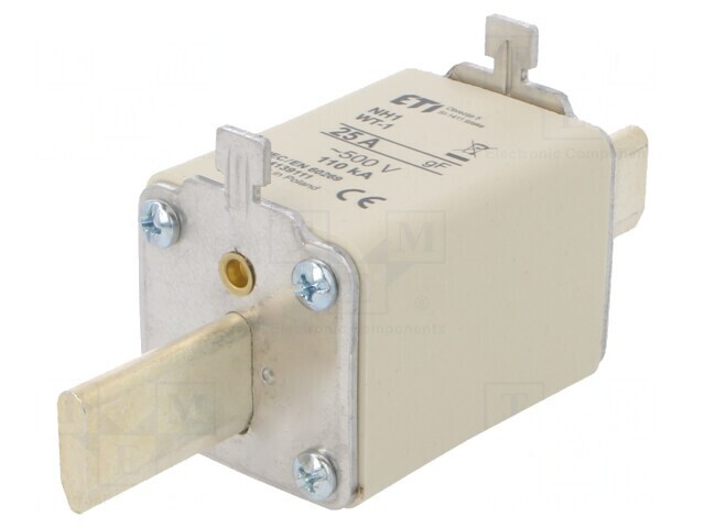 Siguranță fuzibilă 25A 500VAC NH1 WT-NH