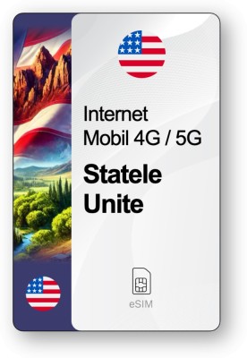 eSIM Internet Statele Unite ale Americii, valabil 30 zile, trafic 20 GB foto