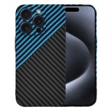 Husa pentru Apple iPhone 15 Pro, Techsuit, Carbonite FiberShell, Bleu