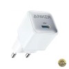 Incarcator Retea Anker 512 Nano 3 20W 3A 1 x USB-C Alb A2346G21