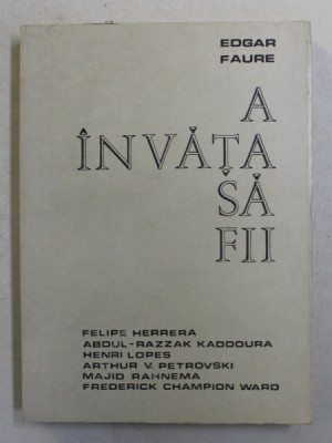 A INVATA SA FII de EDGAR FAURE , 1974 foto