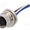 Conector M12 soclu PIN 4 mamă A-DeviceNet CANopen TE Connectivity IP67