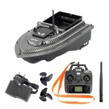 Barca de hranire Leziter X2 Carbon GPS 4G, Capacitate 2kg momeala, Raza 600m, Lumini LED, Control Dublu