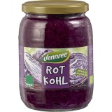 Varza Rosie la Borcan Eco Dennree - Preparata cu Suc de Mere, Cuisoare, Otet de Mere