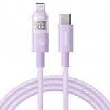 Cablu Date si Incarcare USB-C - USB-C Baseus Display 2, 100W, 1m, Mov P10382702511-00