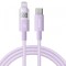 Cablu Date si Incarcare USB-C - USB-C Baseus Display 2, 100W, 1m, Mov P10382702511-00