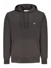 Hanorac barbati, cu logo brodat, Regular fit, negru (Marime: L) foto