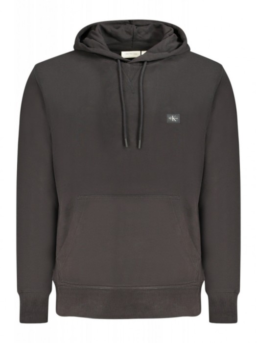 Hanorac barbati, cu logo brodat, Regular fit, negru (Marime: M)