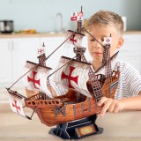 Cumpara ieftin Cubic Fun - Puzzle 3D Nava Santa Maria 204 Piese