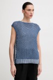 United Colors of Benetton vesta femei, culoarea bleumarin, 1194E10DE