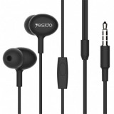 Cumpara ieftin Casti Stereo Yesido(YH-13) - Jack 3.5mm cu microfon, 1.2m - Negru