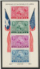 Liberia 1947 Mi 387/90 bl 1 A MNH - Expozitia de timbre CIPEX, New York, Nestampilat