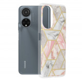 Husa pentru Honor X7 - Techsuit Marble Series - Pink Hex