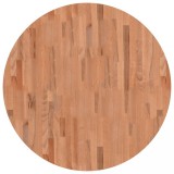 Cumpara ieftin Blat de masa rotund, &Oslash;90x2,5 cm, lemn masiv de fag