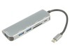 Adaptor OTG USB 3.0 0,15m Negru 5Gbps Argintiu, VCOM