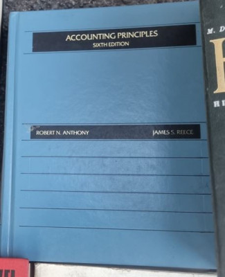 Anthony Robert N., Reece James S. - Accounting Principles foto