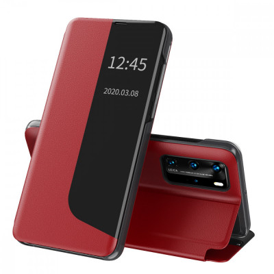 Husa pentru Huawei P40 Pro, Techsuit eFold Series, Red foto
