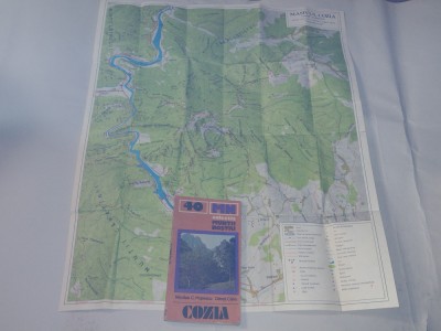 COLECTIA MUNTII NOSTRI NR.40 MUNTII COZIA cu harta foto