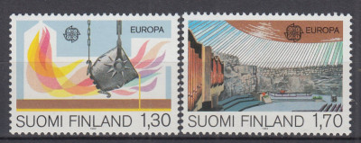 SUOMI FINLANDA 1983 EUROPA CEPT SERIE MNH foto