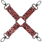Begme Red Edition-Red Edition Lesă Hog Tie din Piele Vegană