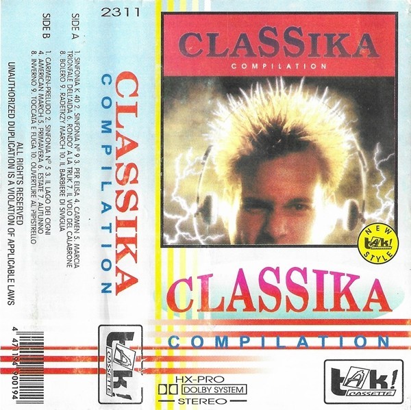 Classika - Classika Compilation, Caseta audio