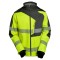 Bluză softshell galben-gri fluorescent, M