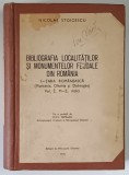 BIBLIOGRAFIA LOCALITATILOR SI MONUMENTELOR FEUDALE DIN ROMANIA(MUNTENIA,OLTENIA SI DOBROGEA)-1970-2 VOLUME , COLIGAT