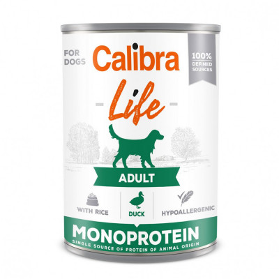Calibra Dog Life Adult Duck with Rice 400 g foto