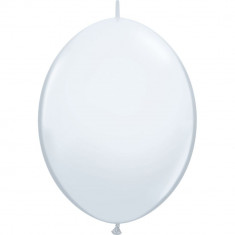 Balon Cony White, 6 inch (16 cm), Qualatex 90172 foto