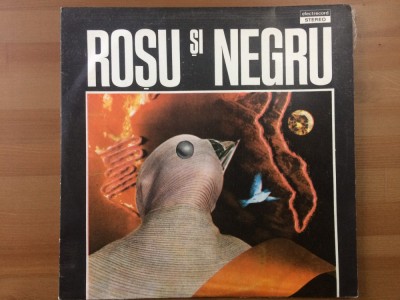 rosu si negru 1988 album disc vinyl lp muzica pop rock electrecord ST EDE 03302 foto