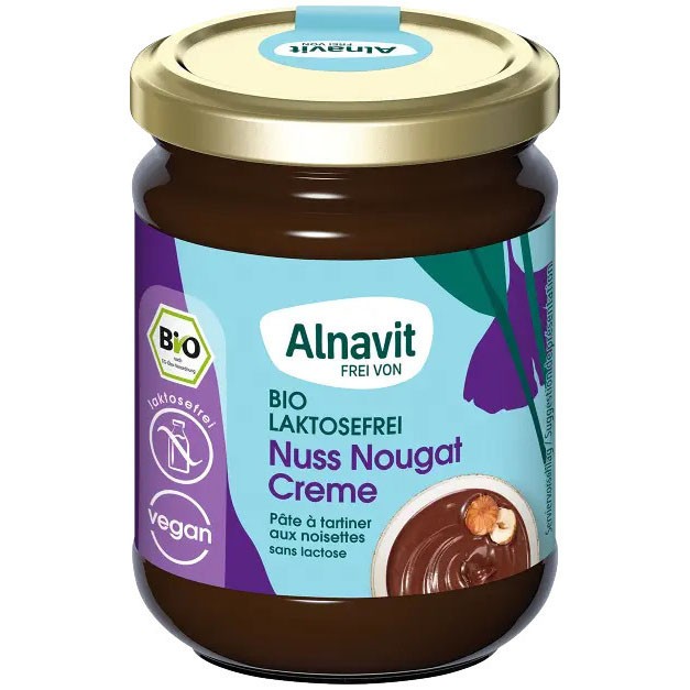 Crema de Cacao si Alune de Padure Bio 200 grame Alnavit