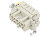 Conector HDC 10P Inserturi Contact Mamă Han ES PIN 10 PE