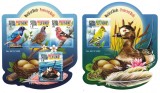 Sierra Leone 2015: Lumea Pasarilor - Set Complet Colita + Bloc, MNH, Timbre Straine