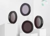 Set 4 filtre Telesin pentru Insta360 Go3, ND8, ND16, ND32, CPL, rama metalica, sticla Gorilla Glass