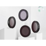 Set 4 filtre Telesin pentru Insta360 Go3, ND8, ND16, ND32, CPL, rama metalica, sticla Gorilla Glass