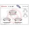 Placute frana Isuzu D-Max I (Tfr Tfs) 05.02-12.12, D-Max I (Tfr Tfs) 10.06-10.12, D-Max 2 (Tfr Tfs) 06.12-, D-Max 2 (Tfr Tfs) 06.12-, Fata, BREMBO