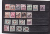 ROMANIA 1919 Emisiunea locala Timisoara lot 20 timbre cu sursarj, Istorie, Nestampilat