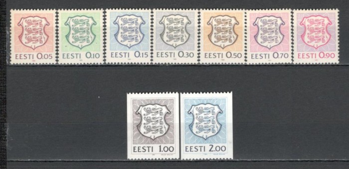 Estonia.1991 Stema de stat SE.50