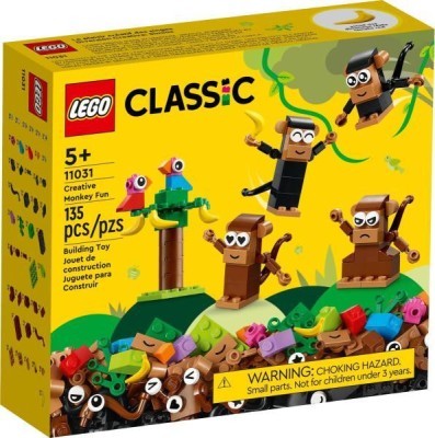 Set LEGO Classic #11031 - Distractie creativa cu maimute ( nou ) foto